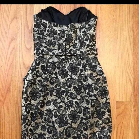 NWT A•B•S Strapless Dress - Picture 3 of 6